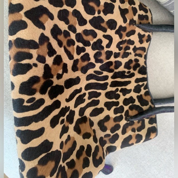 Nancy Gonzalez Leopard and Crocodile Handbag - Picture 5 of 14